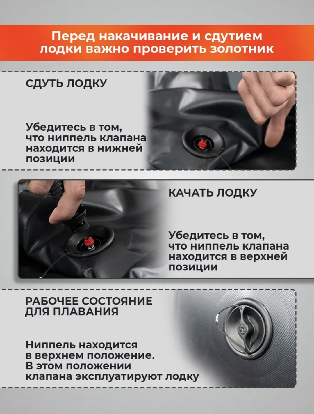 Надувная лодка RUFF PRO 2800СКК серый купить,390000