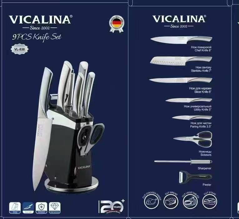Набор ножей Vicalina Vicalina, лезвие: нержавеющая сталь 8 шт купить,18000