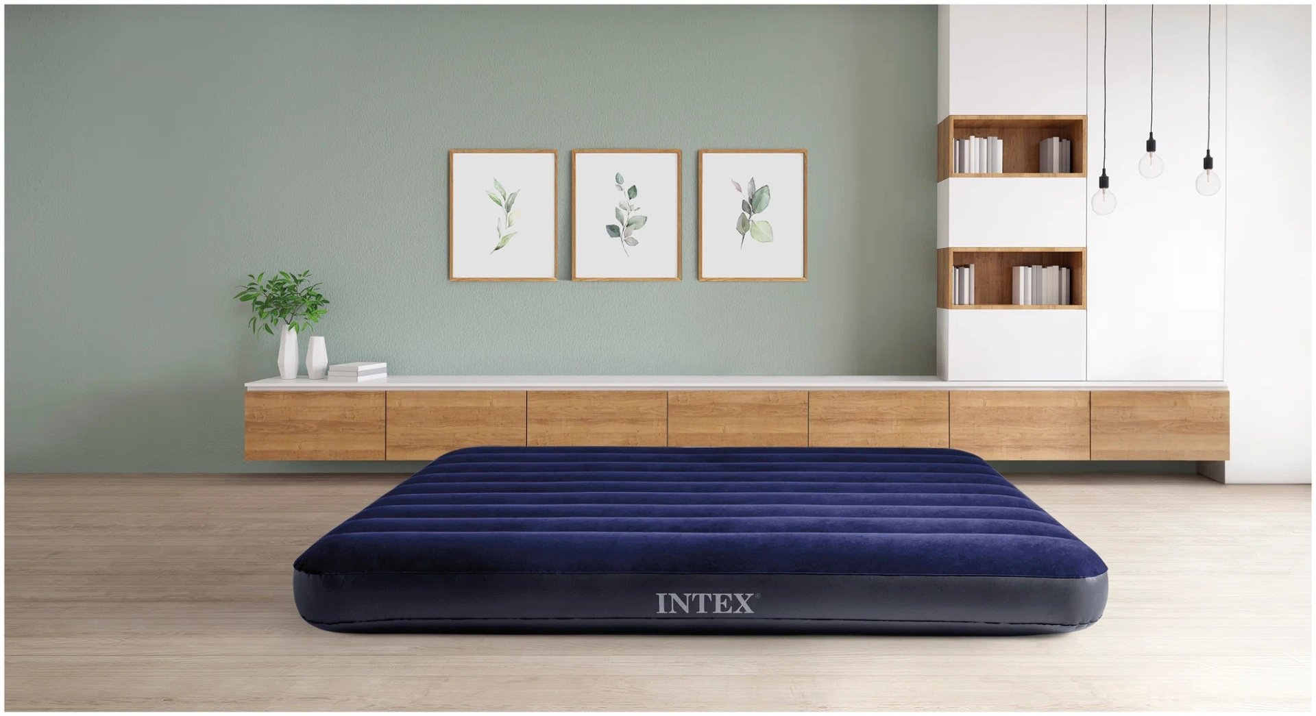 Матрас Intex 64758, 191x137x25 см, насос внешний купить,19000