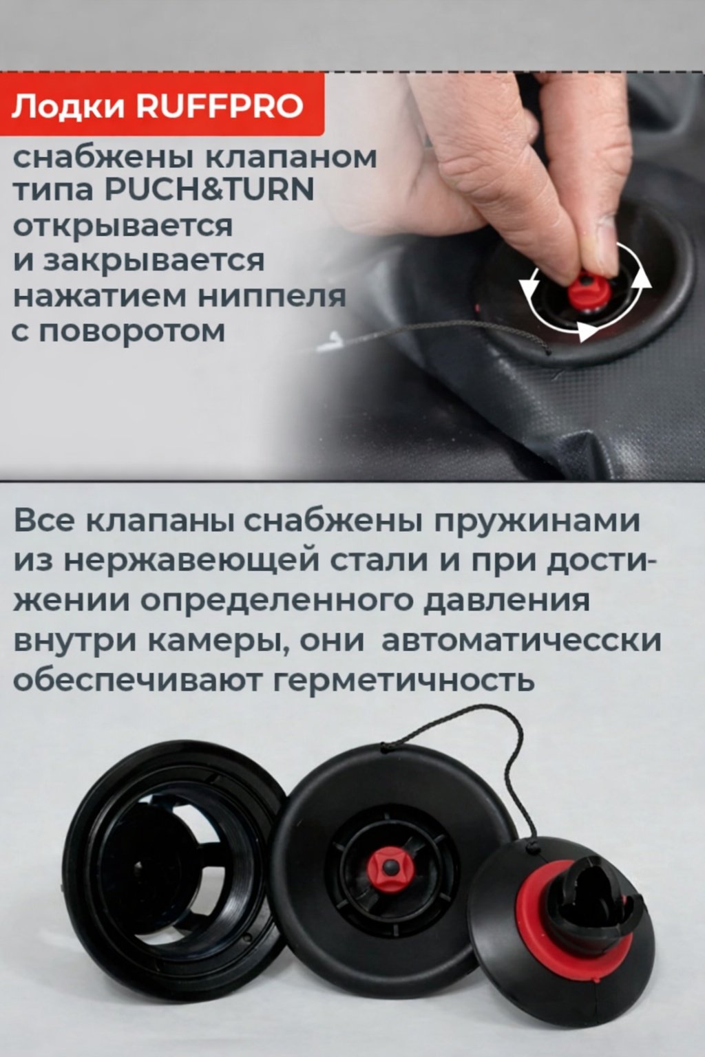 Надувная лодка RUFF PRO 250 Eco зеленый