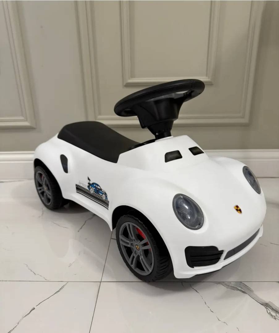 Каталка Tiny Tots Толокар "Porshe"005 белый купить,12500