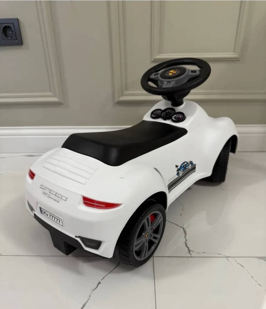 Каталка Tiny Tots Толокар "Porshe"005 белый купить,12500