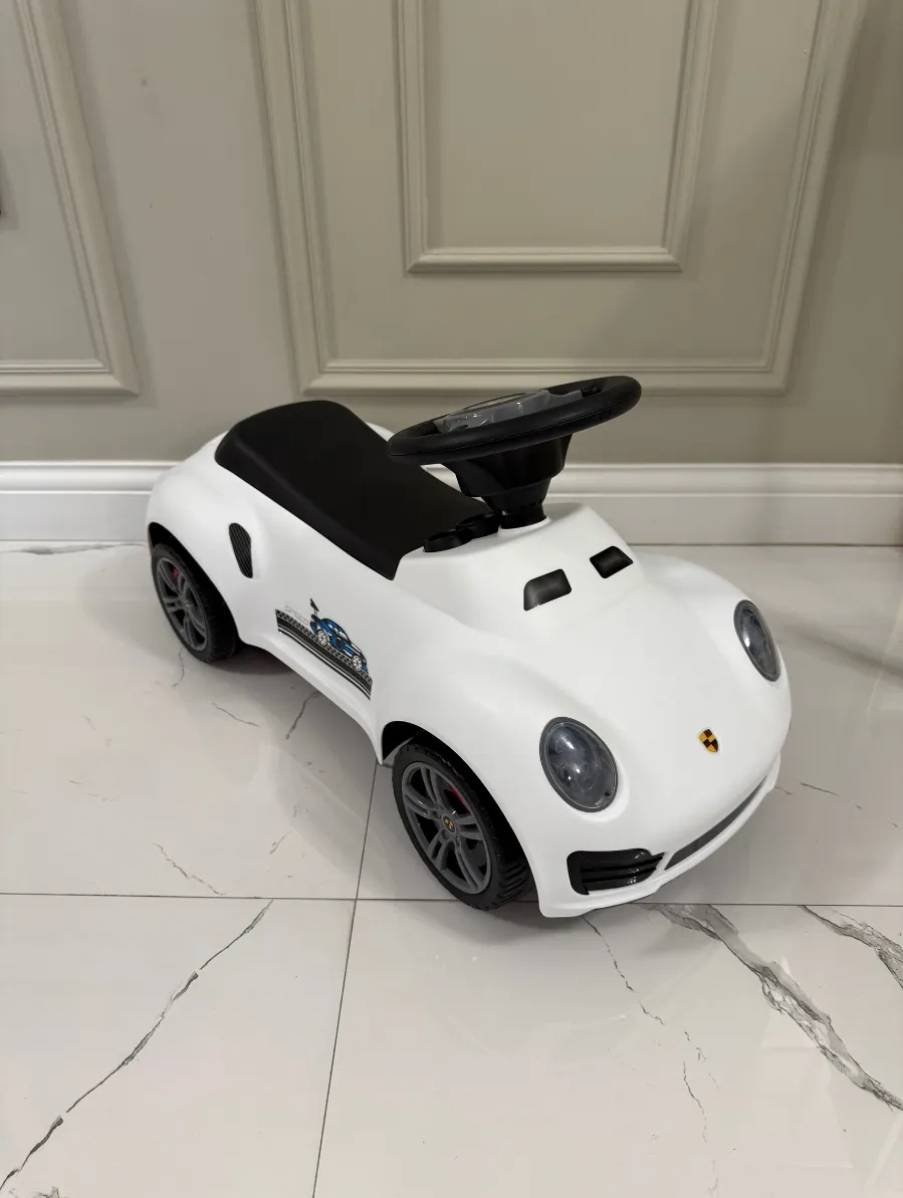 Каталка Tiny Tots Толокар "Porshe"005 белый купить,12500