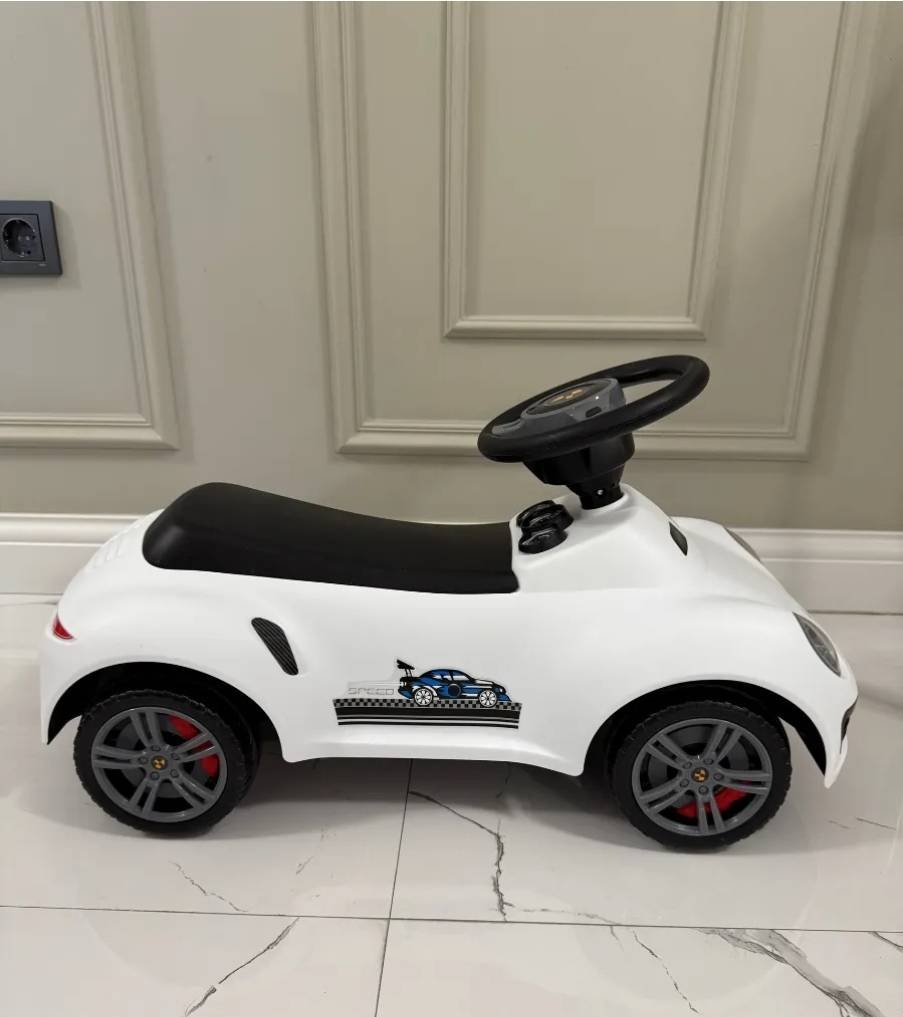 Каталка Tiny Tots Толокар "Porshe"005 белый купить,12500