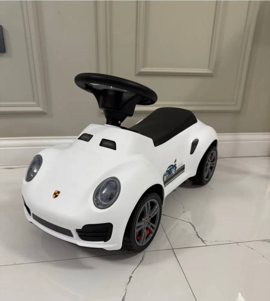 Каталка Tiny Tots Толокар "Porshe"005 белый купить,12500