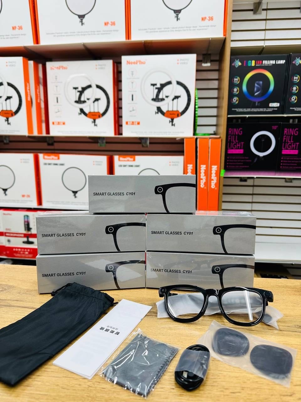 Смарт-очки SMART GLASSESS CY 01 черный