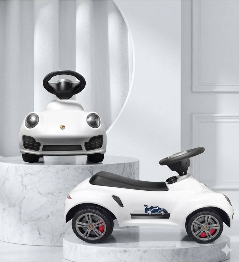 Каталка Tiny Tots Толокар "Porshe"005 белый купить,12500