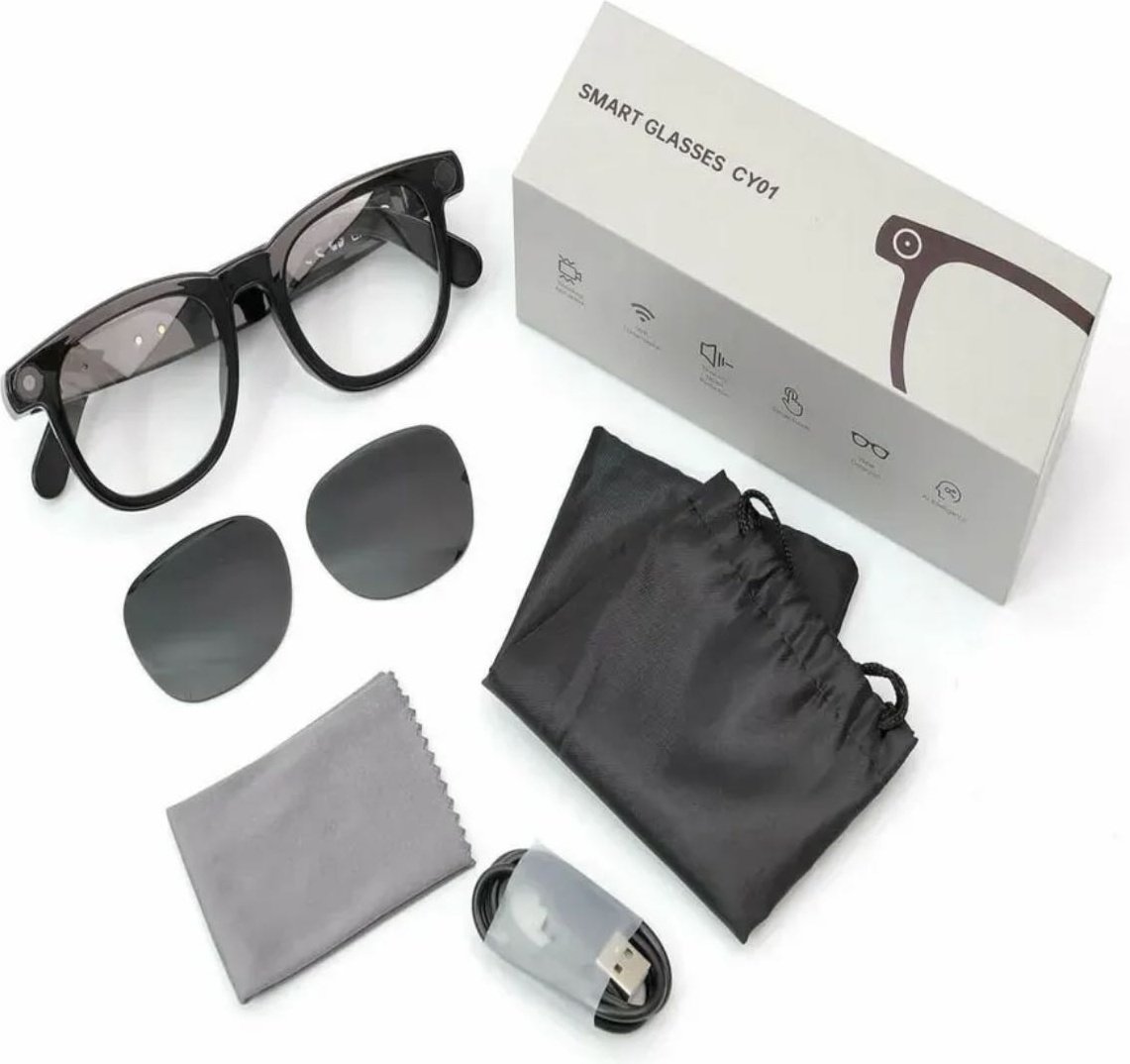 Смарт-очки SMART GLASSESS CY01 черный купить,27000