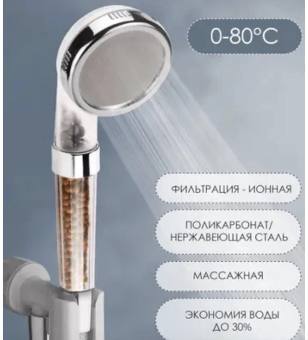 САНАКС лейка для душа (без шланга) 6060, абс-пластик купить,3000