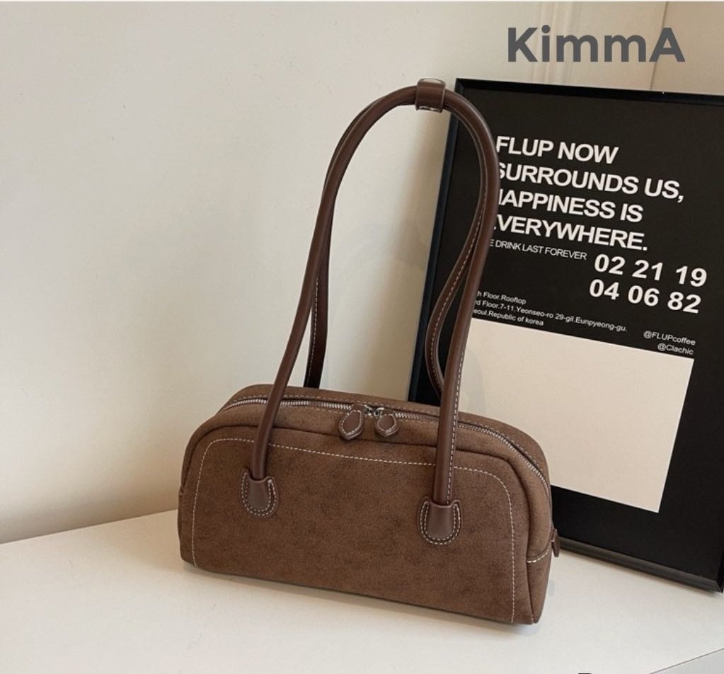 Сумка кросс-боди KA KIMMA искусственная замша коричневый купить,7500
