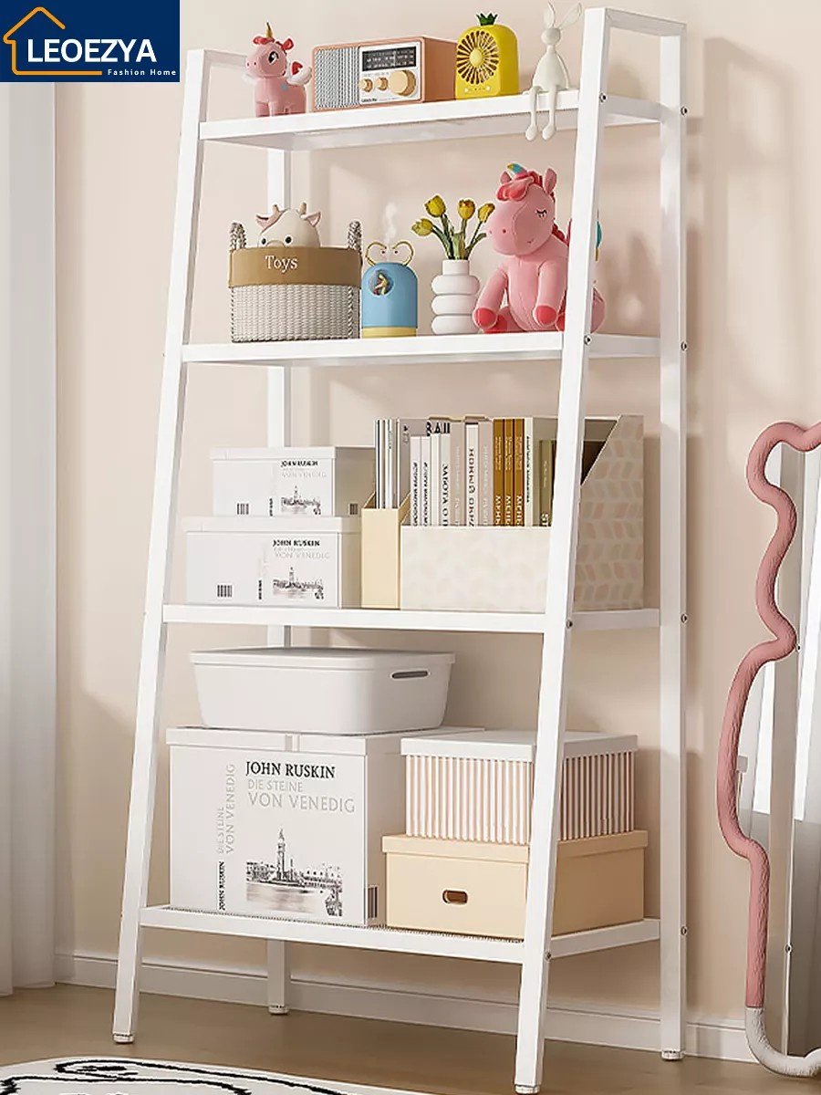 Стеллаж напольный HY-SJ4C-BAI, 61x35x150 см, белый купить,18000