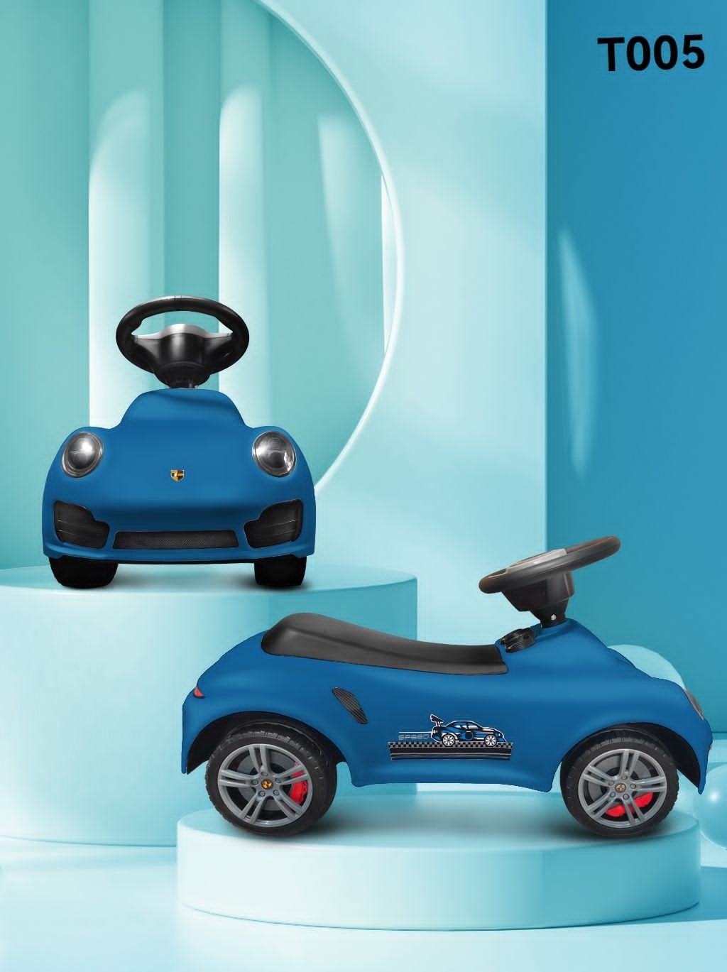 Каталка Ining baby Т005 синий купить,11990