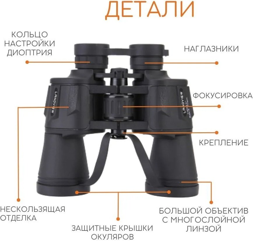 Бинокль SimpleShop BNK_50 20 50 мм черный купить,NaN