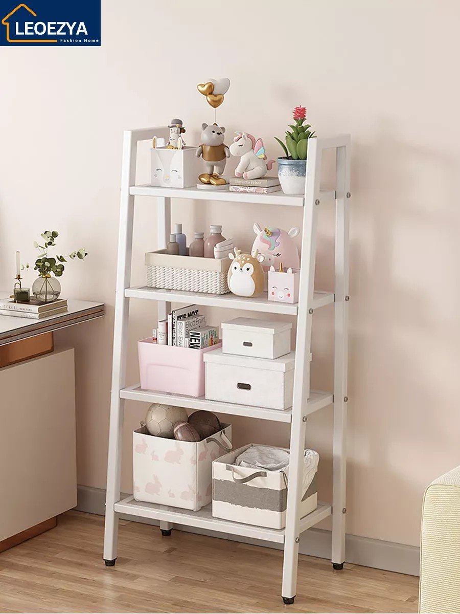 Стеллаж напольный HY-SJ4C-BAI, 61x35x150 см, белый купить,18000