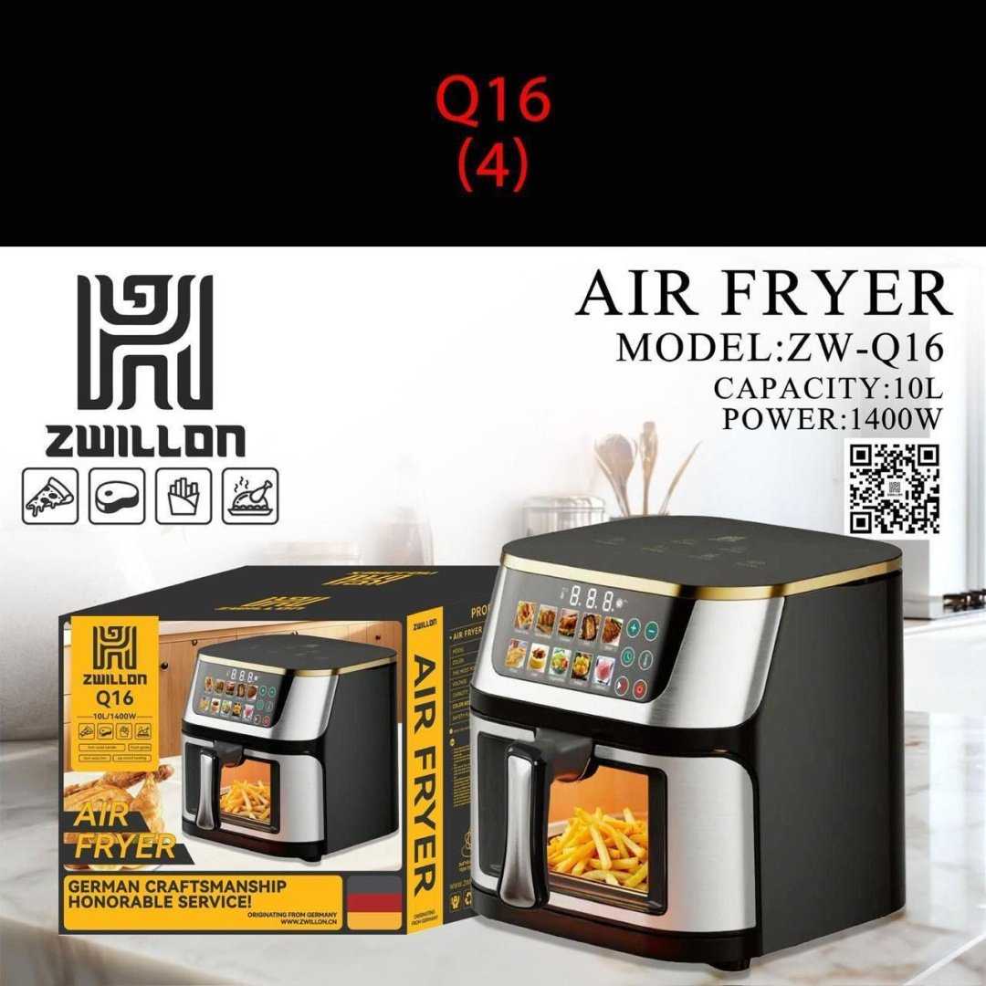 Аэрогриль ZWILLON ZW-Q16 10 л черный