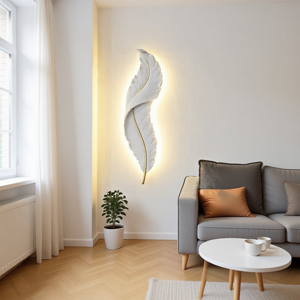Бра настенный LU LED LED, белый купить,18000
