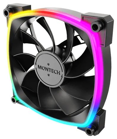 Кулер для корпуса MONTECH RX120 3 in 1 Pack (B) черный купить,NaN