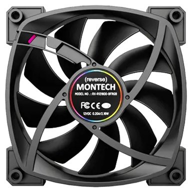 Кулер для корпуса MONTECH RX120 3 in 1 Pack (B) черный купить,NaN