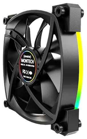 Кулер для корпуса MONTECH RX120 3 in 1 Pack (B) черный купить,NaN