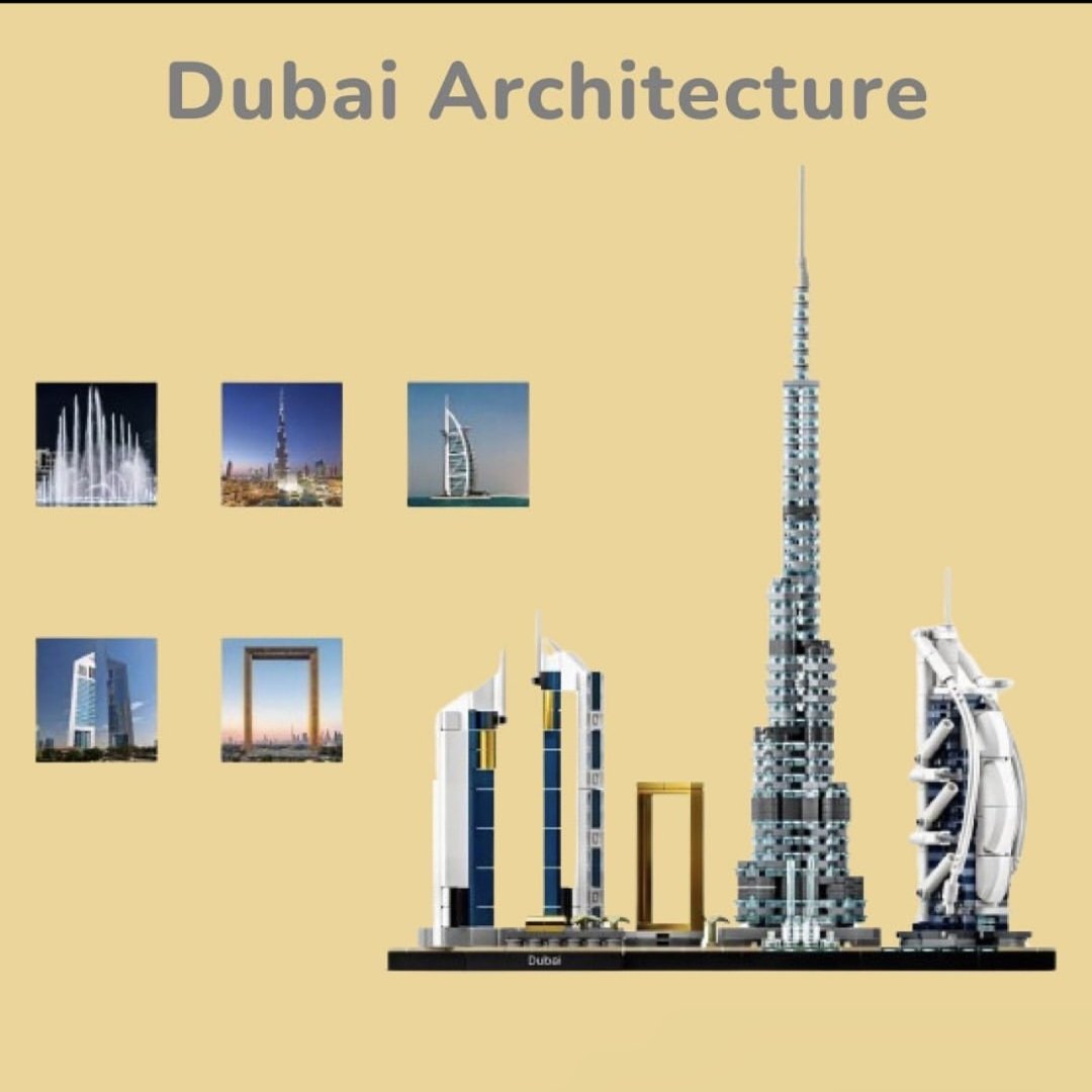 Конструктор Dubai architecture 30100939_779085432, деталей 786 шт