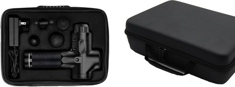 Fascial Gun MP-01 массажный пистолет для тела, перкуссионный, черный