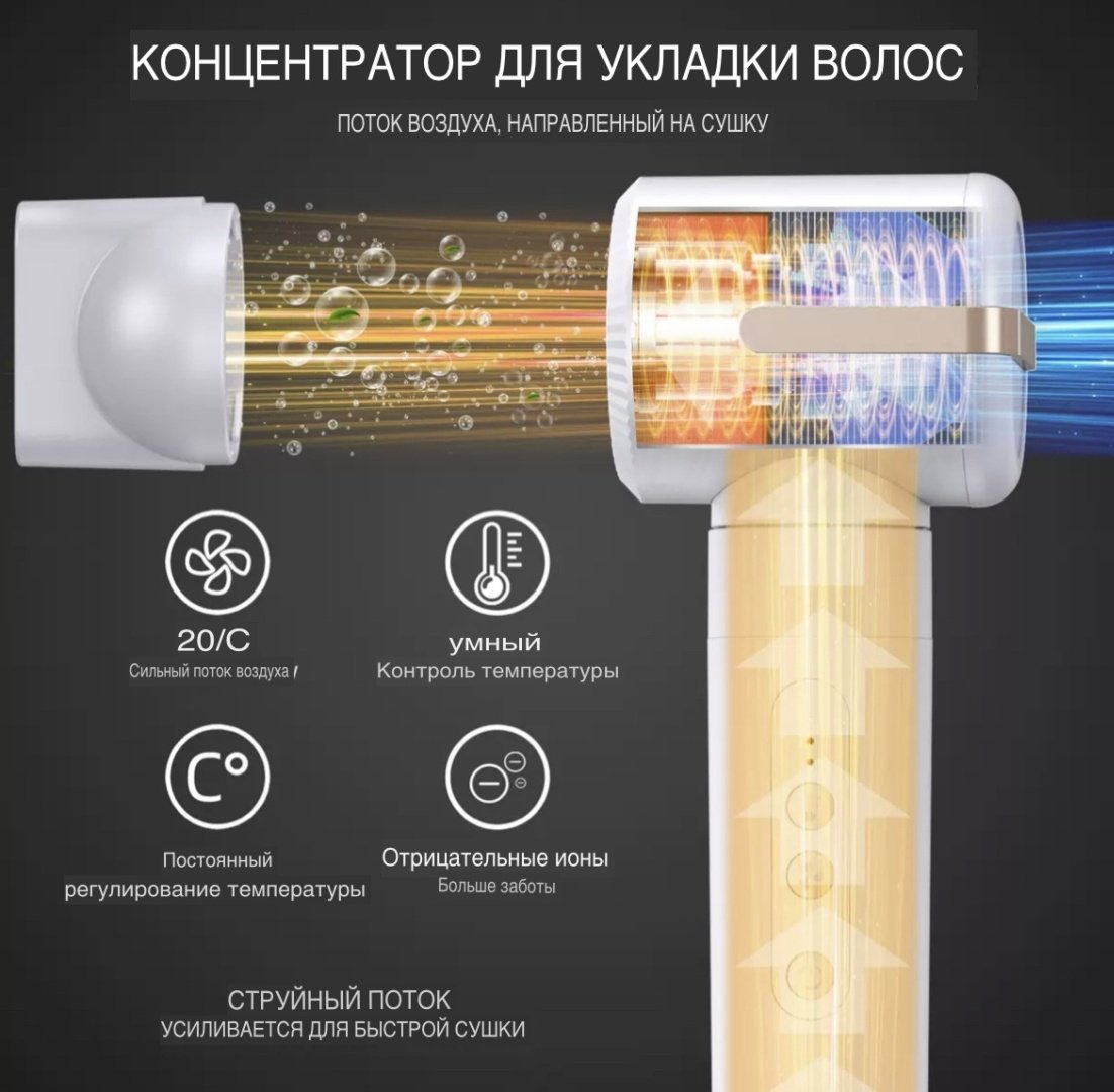 Hot Air Styler WT725 стайлер белый, золотой купить,22000