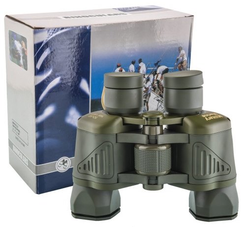 Бинокль MILITARY 0107473 50.5x50 мм зеленый купить,30000