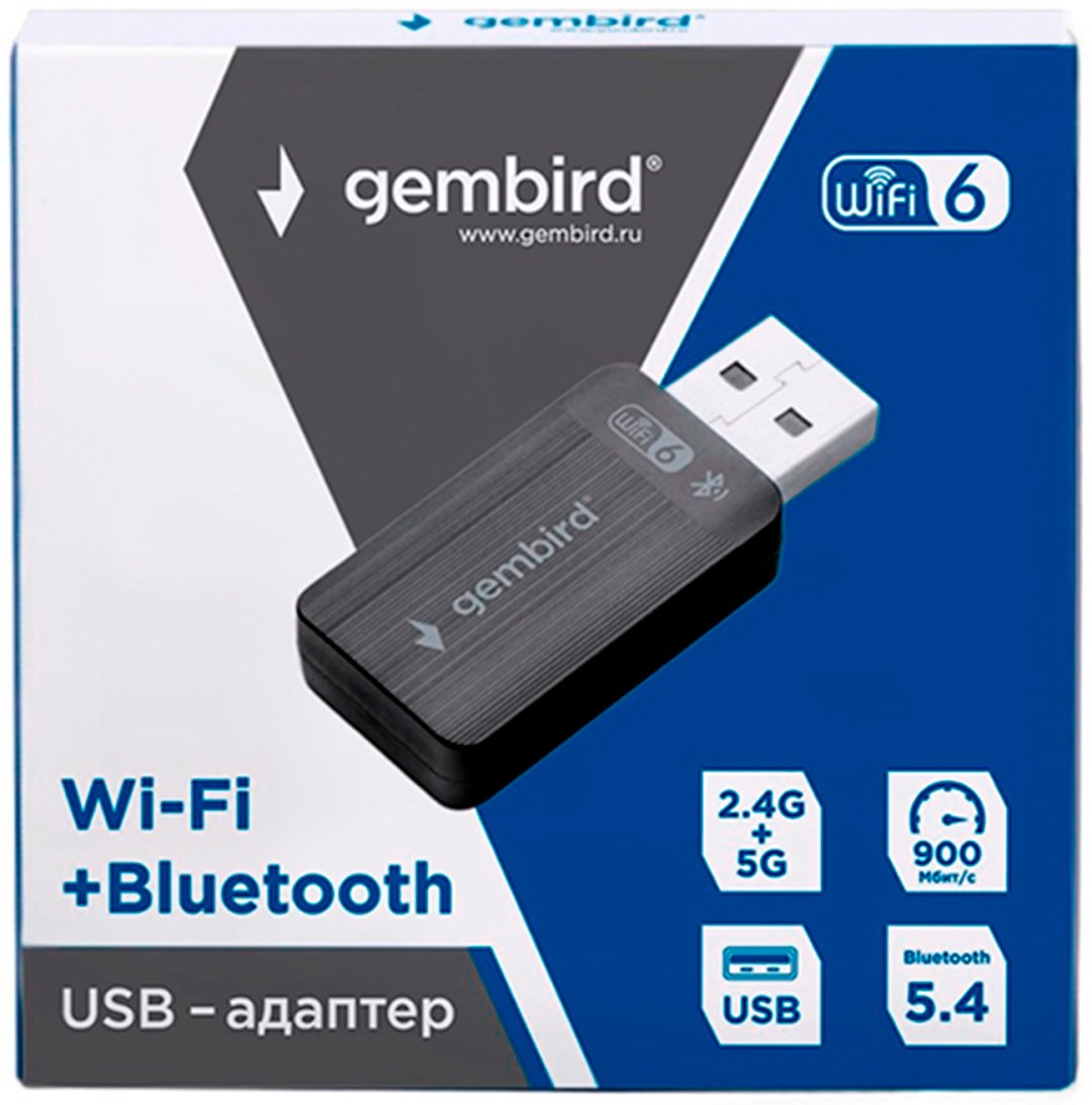 Wi-Fi адаптер Gembird WNP-UA-012 черный купить,NaN