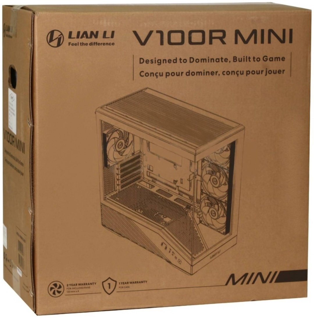 Корпус Lian Li Vector V100R Mini черный купить,34990