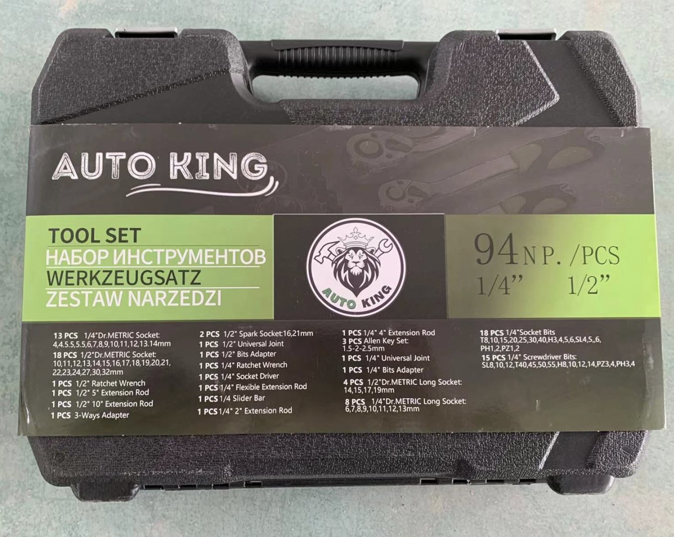 Набор универсальный 94 в 1 AUTO KING 111CGC-94 купить,NaN