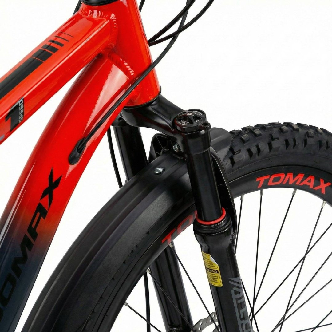 Велосипед Tomax 26 steel 2026 17 дюймов черный-красный купить,81000