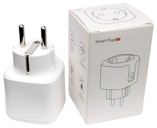 Умная розетка Tuya Smart Plag Wi-Fi, цвет белый