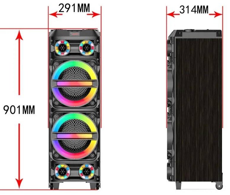 Портативная колонка ZQS 8231 черный