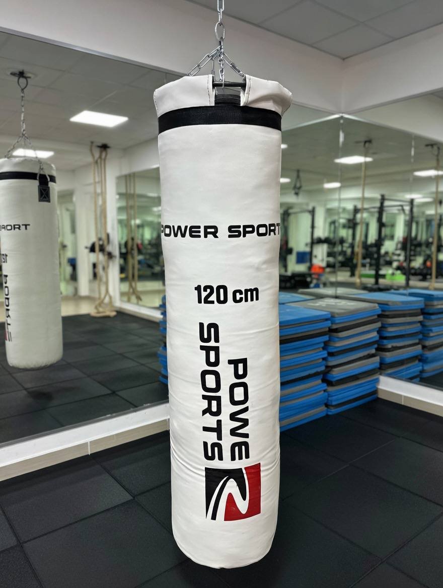 Тренировочный снаряд POWER SPORTS 120СМ белый