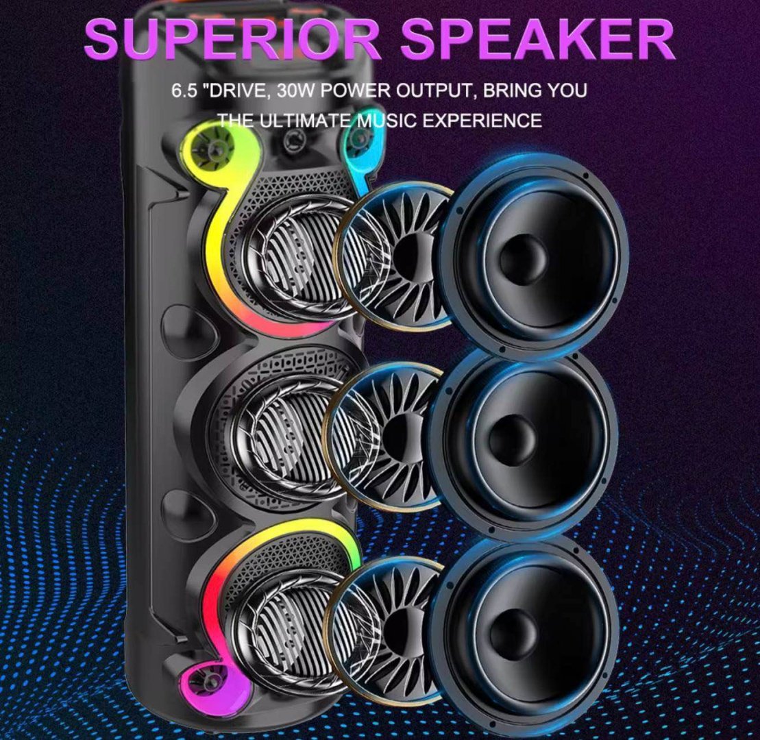 Портативная колонка SinG-e ZQS-6302 черный, мультиколор купить,26000