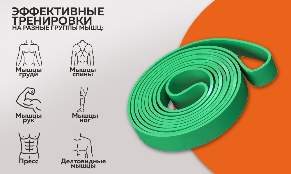 Эспандер Лента 1 шт 125 кг