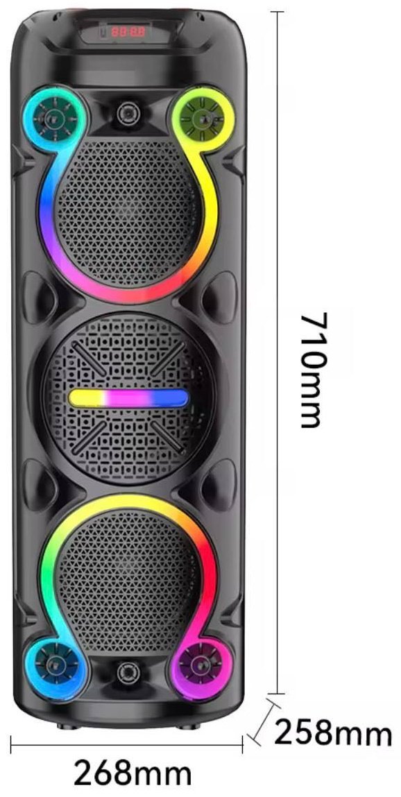 Портативная колонка SinG-e ZQS-6302 черный, мультиколор купить,26000