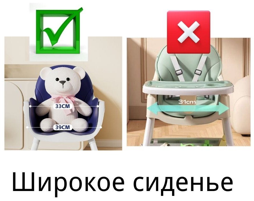 Стульчик трансформер Babystar 619 серый - ForteMarket Стульчик трансформер Babystar 619 серый купить,17800