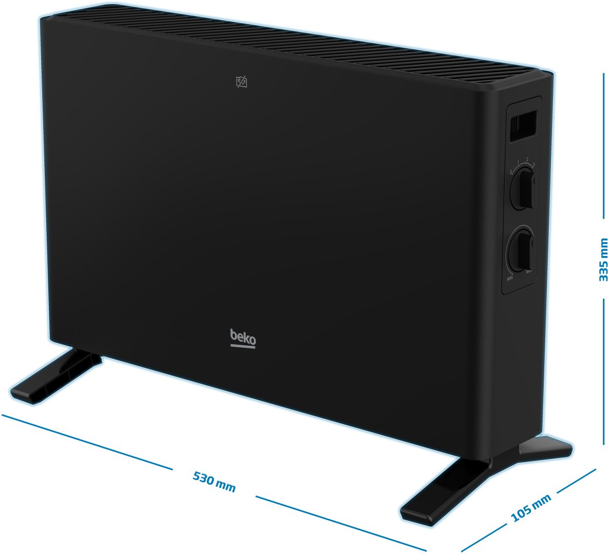 Конвектор BEKO RHC 5218 B черный