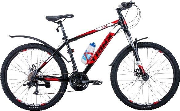 Велосипед TRINX K016 2021 17 дюймов черный-красный купить,125000