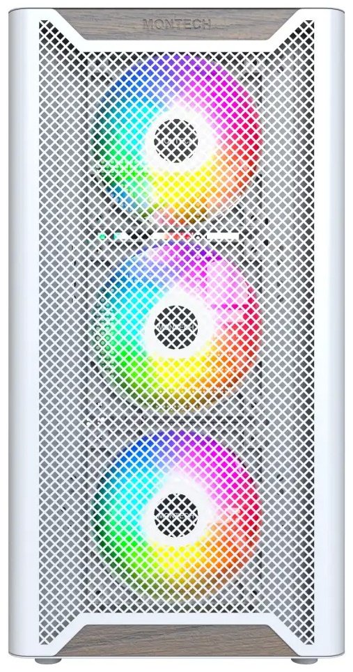 Корпус MONTECH XR Wood (W) белый купить,43340