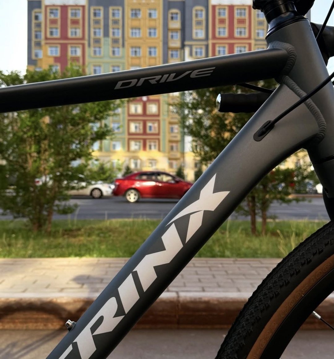 Велосипед TRINX Drive 2026 21 дюйм серый купить,240000