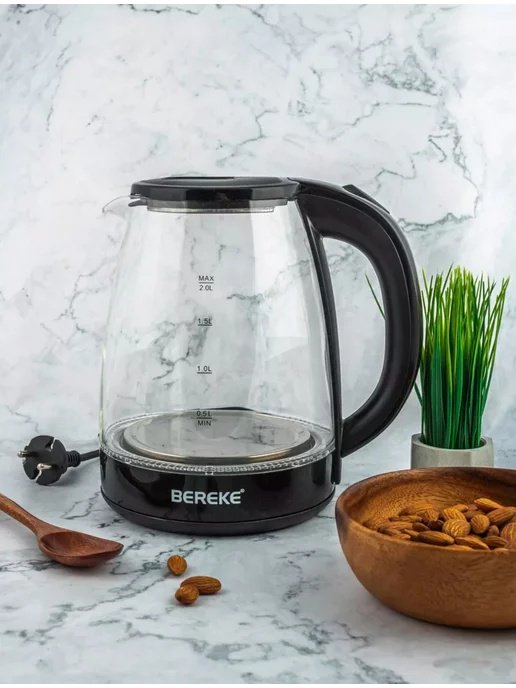 Электрочайник BEREKE BR-310 черный купить,9999