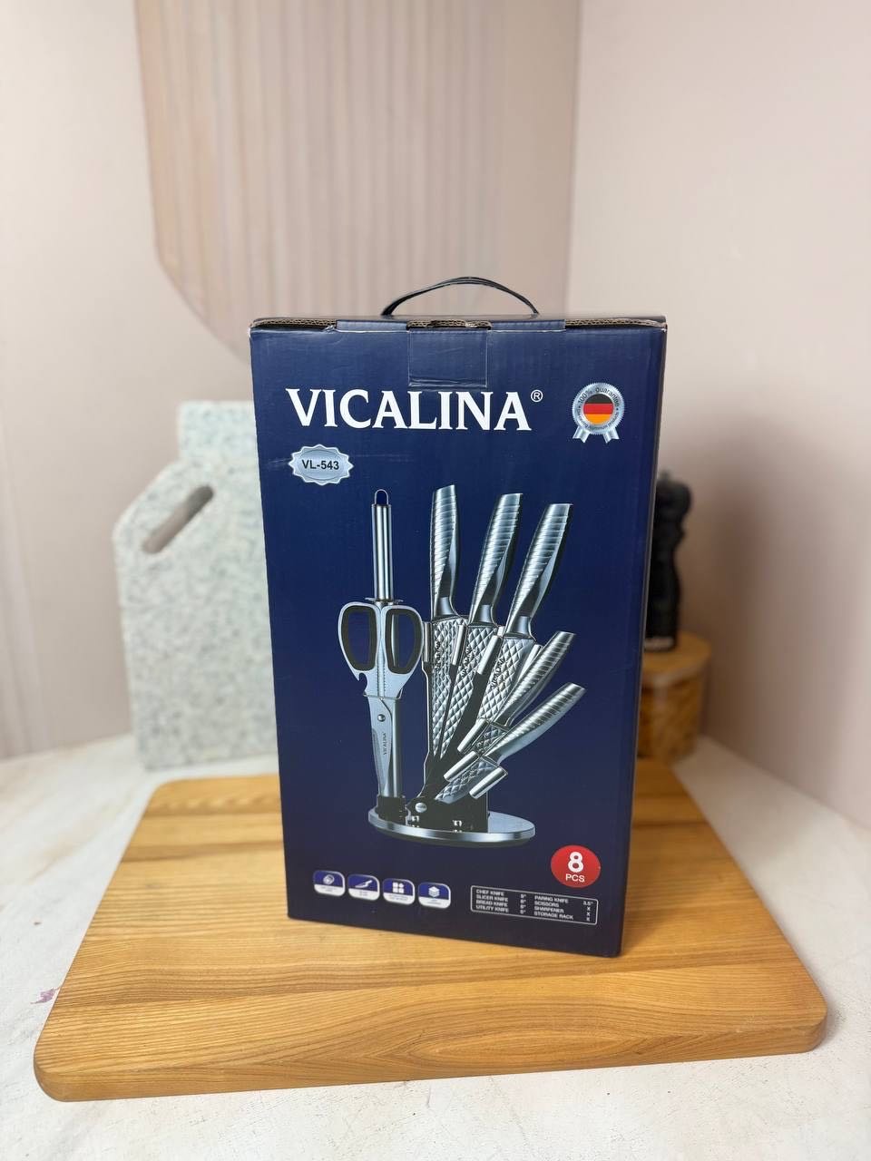 Набор ножей Vicalina VL-543, лезвие: нержавеющая сталь 5 шт