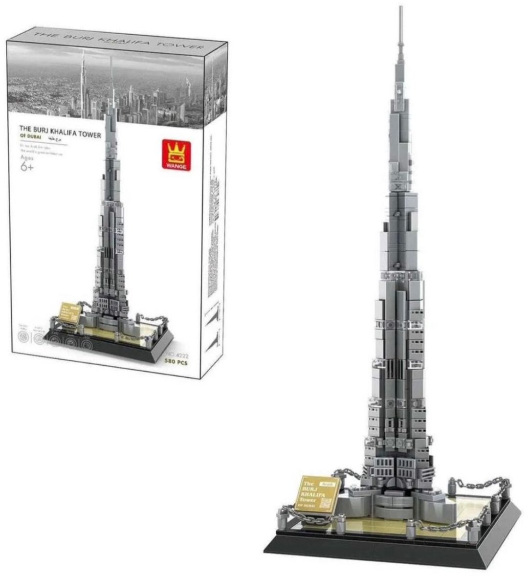 Конструктор Wange BURJ KHALIFA OF THE DUBAI 422215112004, деталей 580 шт купить,16000