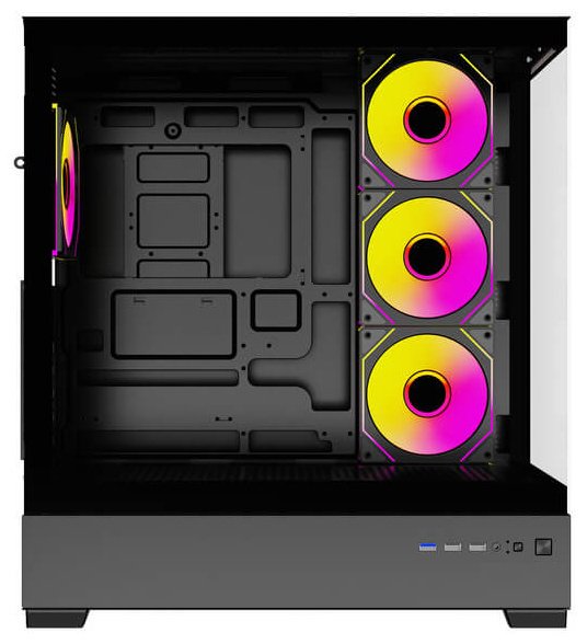 Корпус Wintek Tower 225-B TG черный купить,NaN