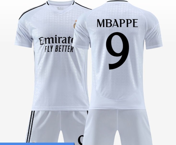 Комплект ФК Реал Мадрид Mbappe белый 134