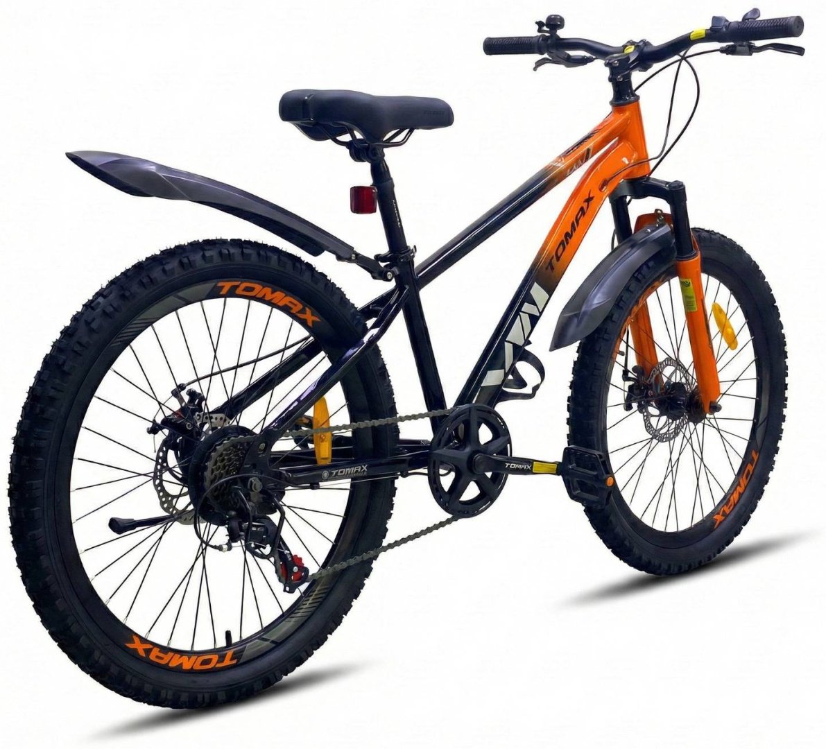 Велосипед Tomax 24 steel 2026 13 дюймов черный-оранжевый купить,75000