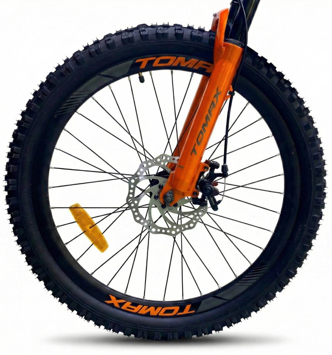 Велосипед Tomax 24 steel 2026 13 дюймов черный-оранжевый купить,75000