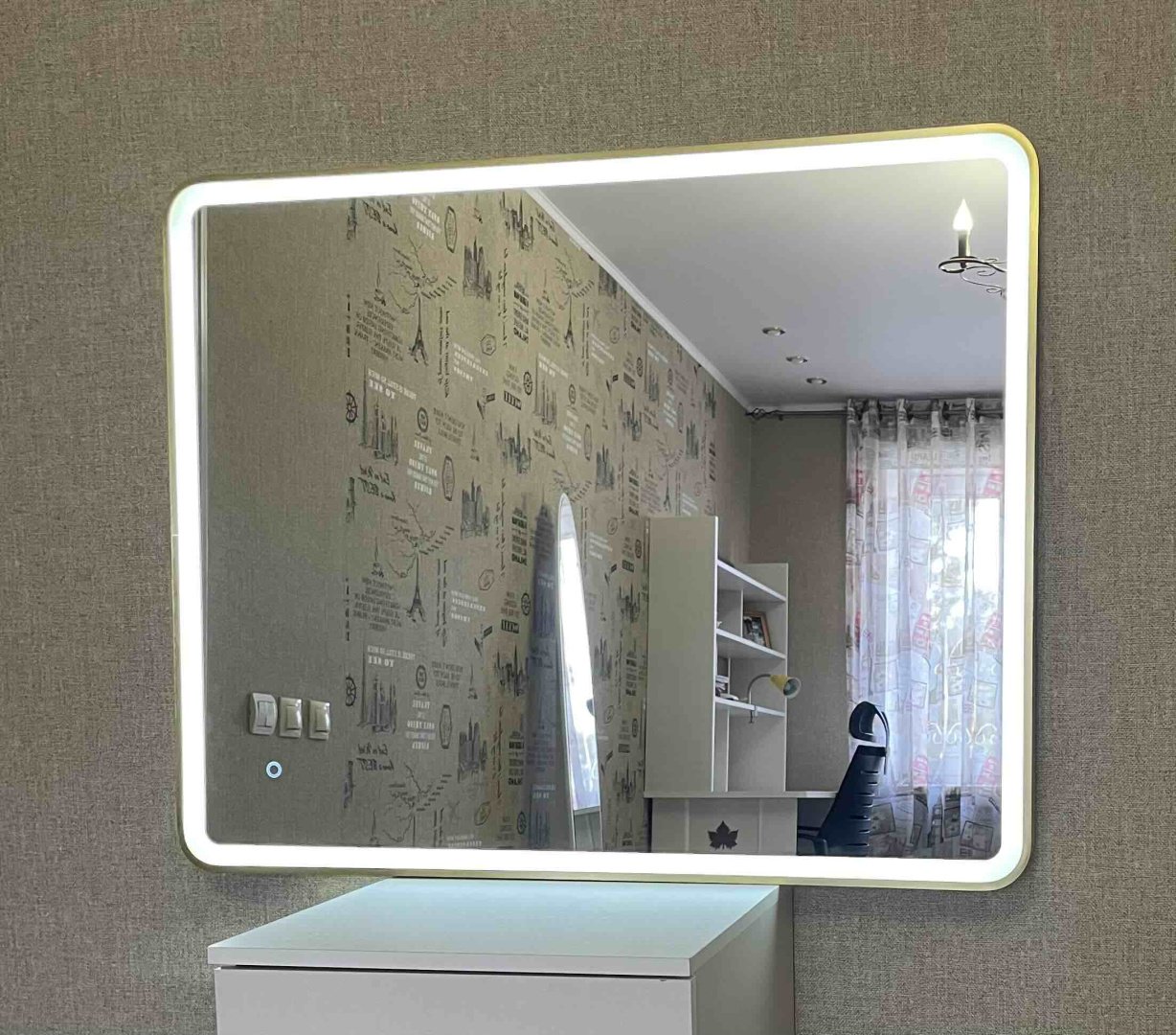 Умное зеркало настенное Forlux 100x80 см купить,NaN